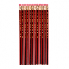 中华 HB铅笔 橡皮头精装铅笔#6151，12支/盒