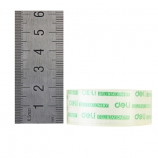 得力(Deli) 1.8cm*30码小透明胶带 办公胶带文具胶带#30065