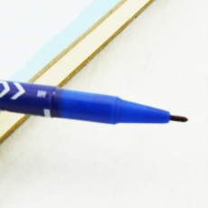 斑马(Zebra) 小双头记号笔 光盘笔油性笔#MO-120-MC，蓝色