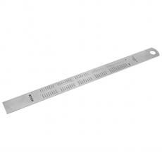 得力(Deli) 20cm不锈钢直尺 刻度尺绘图钢制金属尺#8462