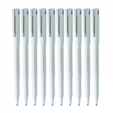 斑马(Zebra) 0.5mm经典顺滑签字笔 中性笔水性笔#BE-100，蓝色