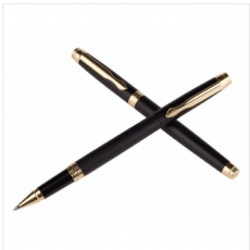 宝克(BAOKE) 0.7mm金属笔杆哑光黑色宝珠笔 商务签字笔签名笔#PC109