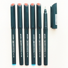 晨光(M&G) 0.5mm博鳌会议中性笔 签字笔会议笔微孔笔#MG2180，黑色，12支装