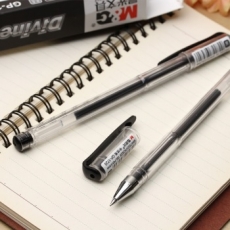 晨光(M&G) 0.5mm酷客水笔 办公中性笔签字笔#GP1720，黑色，12支装