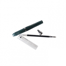晨光(M&G) 0.5mm短杆签字笔 便携式中性笔水笔#GP0097，黑色，12支装