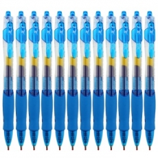 晨光(M&G) 0.5mm按制签字笔 按动中性笔水笔#GP1008，蓝色