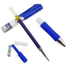 晨光(M&G) 0.5mm按制中性笔 防摔按动中性笔水笔#K35，蓝色