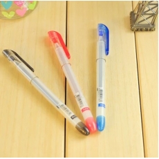 东亚(DONG-A) 0.4mm雾杆签字笔 针管尖中性笔水笔#MY-GEL，蓝色，12支装
