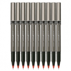 三菱 0.5mm顺滑走珠笔 经典款中性笔水笔#UB-155，红色