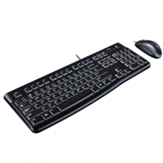罗技(Logtitech) USB有线键盘鼠标 键鼠套装#MK120