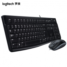 罗技(Logtitech) USB有线键盘鼠标 键鼠套装#MK120