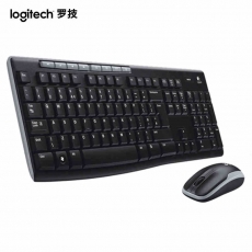罗技(Logtitech) 无线键盘鼠标 2.4G无线键鼠套装#MK260