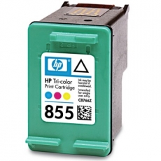 惠普(HP) 打印机墨盒 原装正品惠普墨盒#855，彩色