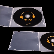 国产 方形透明加厚光盘盒 CD盒DVD盒 光盘套 10个装