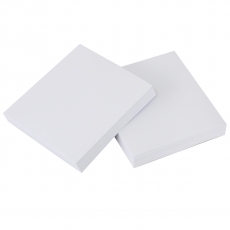 得力(Deli) 107*96mm 300张盒装白色抽取式便条纸 告示贴便签纸#7601