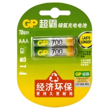 超霸(GP) 700毫安7号充电电池 2节700m