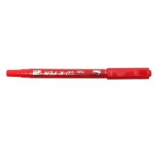 白金 小双头记号笔 双头油性记号笔 光盘笔CD笔#CPM-29，红色