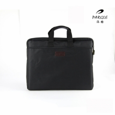 派格 A4商务型帆布手提文件包 公文袋手提包帆布袋#PG-118，黑色