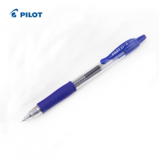 百乐(Pilot) 0.5mm按制中性笔 BL-G2-5按挚式水笔#G-2，蓝色