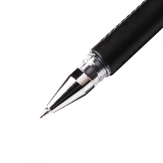 得力(Deli) 0.5mm欧标子弹头中性笔 签字笔水笔#6600ES，黑色