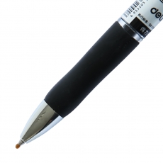 得力(Deli) 0.5mm思达按制中性笔 签字笔#S01，黑色