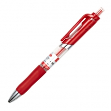 得力(Deli) 0.5mm思达按制中性笔 签字笔#S01，红色