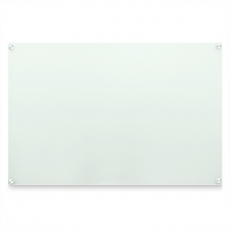 得力(Deli) 钢化玻璃白板 磁性挂式办公教学留言板#8740 100*150cm