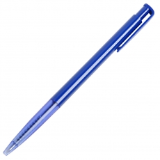 得力(Deli) 0.7mm防滑按动学生办公圆珠笔 原子笔中油笔#6506 黑色